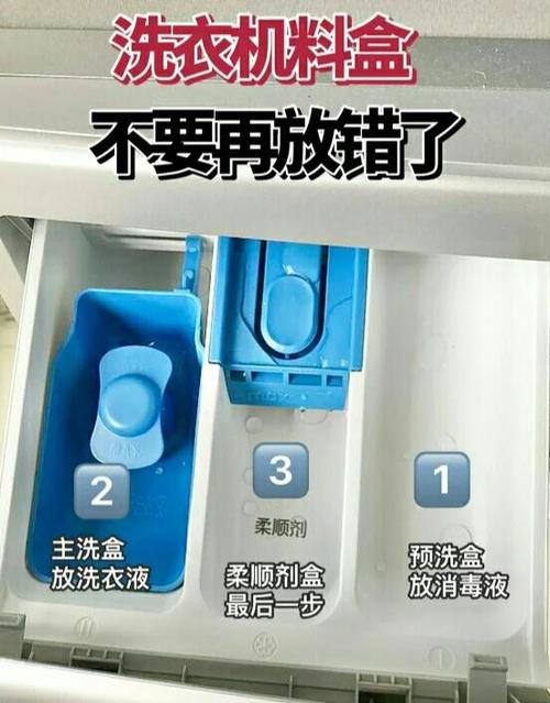 洗衣机三个槽分别放什么