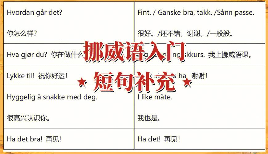 挪威语翻译