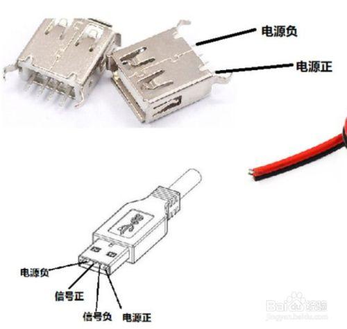 充电线四根线怎么接两根线图标