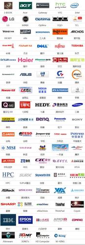 电脑最建议买的三个品牌图标