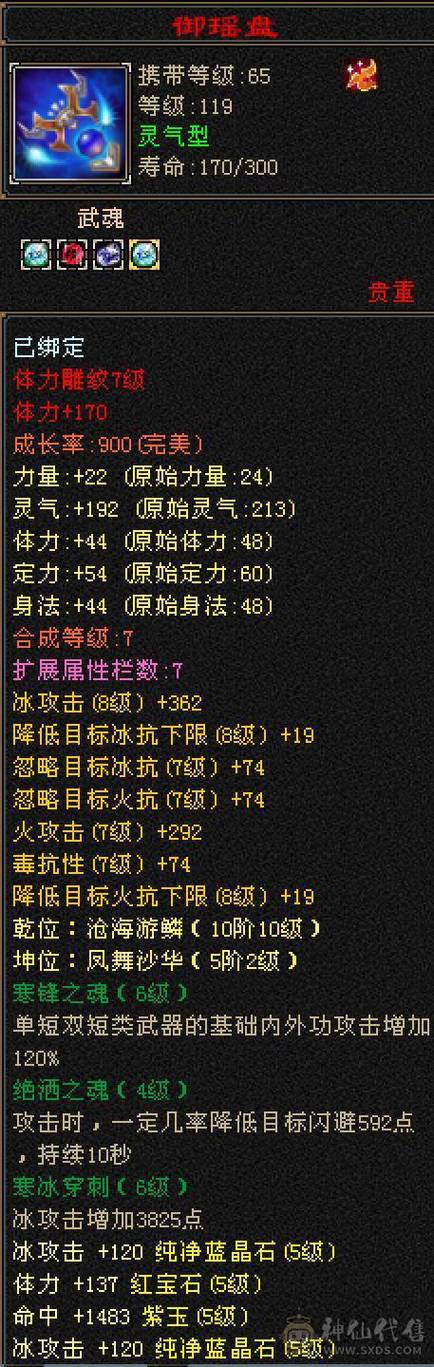 武魂大完美值对照表
