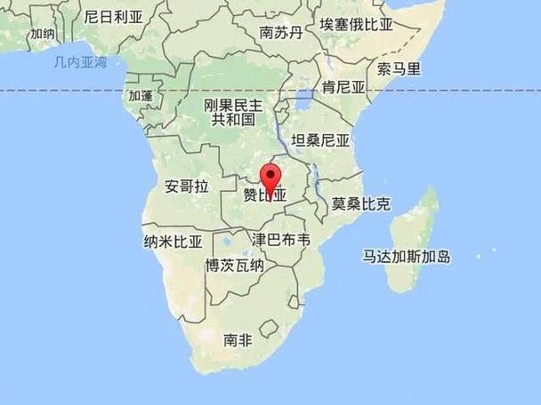 赞比亚地图高清版大图