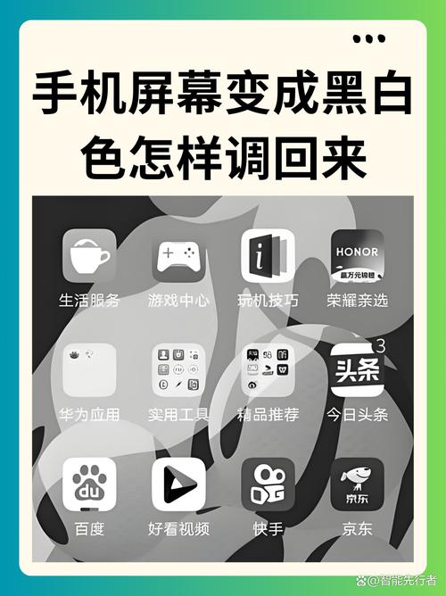 vivo屏幕变成黑白色怎么办图标