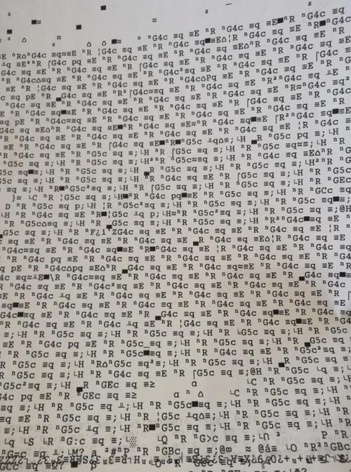 打印测试页乱码