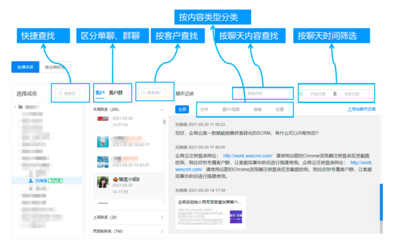 企业微信私聊会被领导看见吗