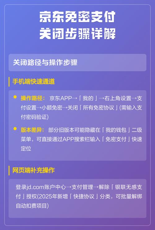 京东免密支付怎么取消关闭截图