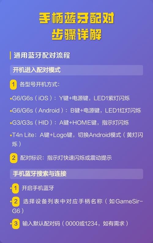 蓝牙手柄的连接方法