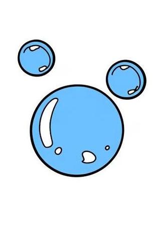 彩色泡泡图片简笔画缩略图