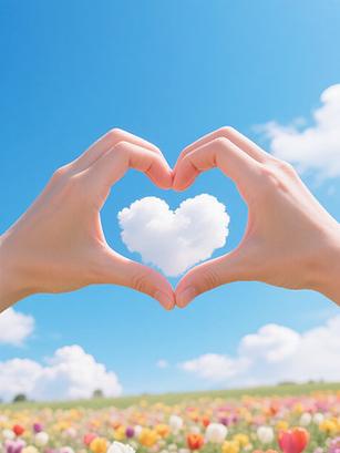 比心手势