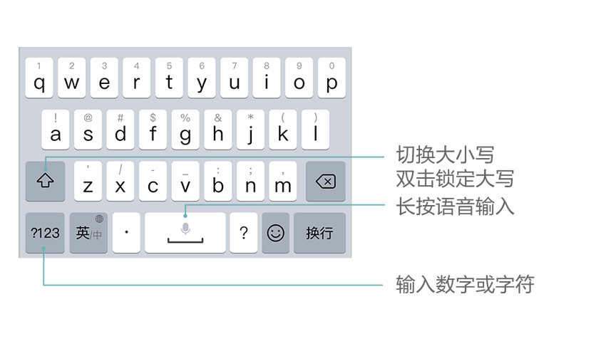 百度输入法华为版键盘布局