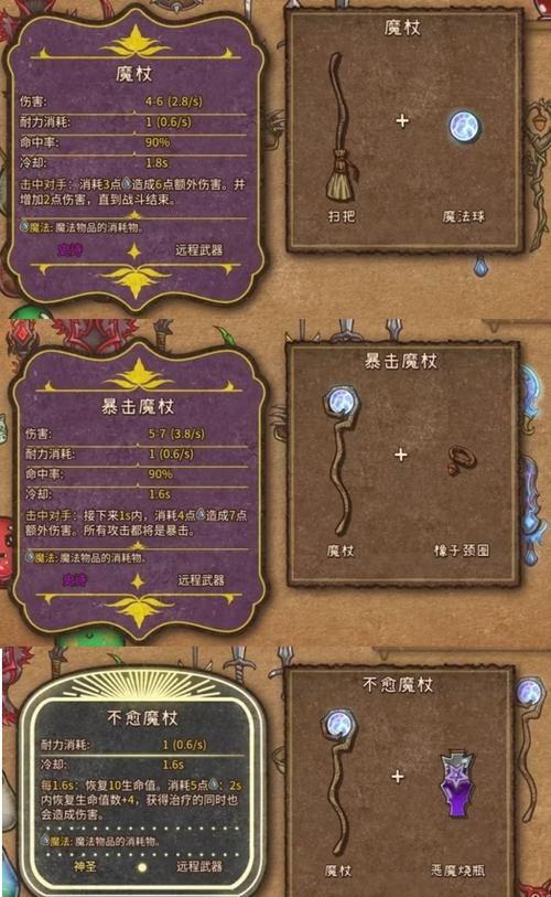 背包战争合成图鉴