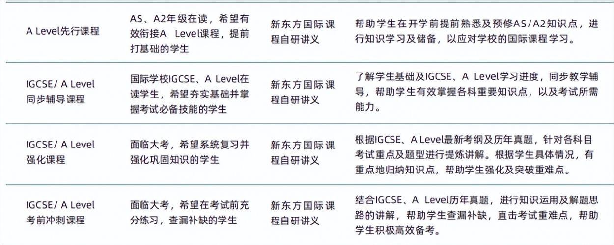 新东方国际课程