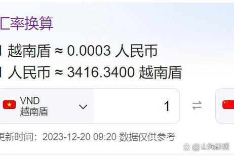 越南币1000对人民币多少