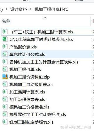 cnc加工报价计算公式