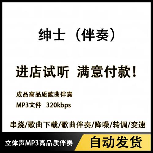 绅士伴奏下载 mp3截图