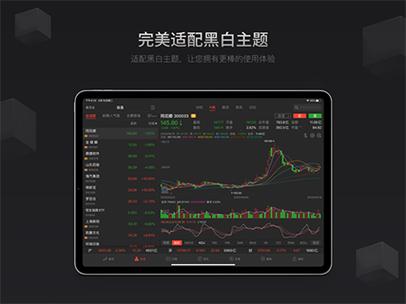 同花顺黑白背景怎么设置