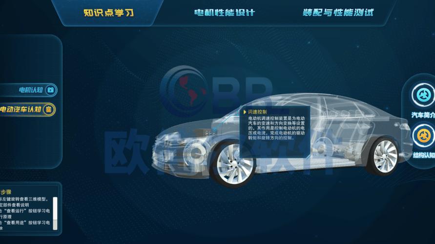 汽车虚拟仿真教学软件