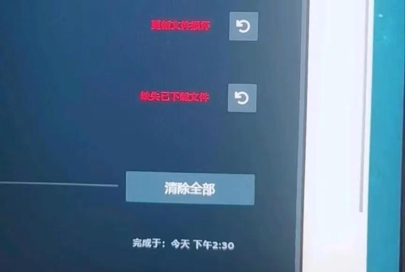 steam更新文件损坏