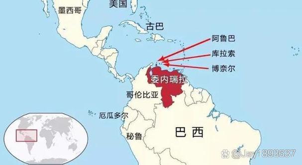 委内瑞拉地理位置地图