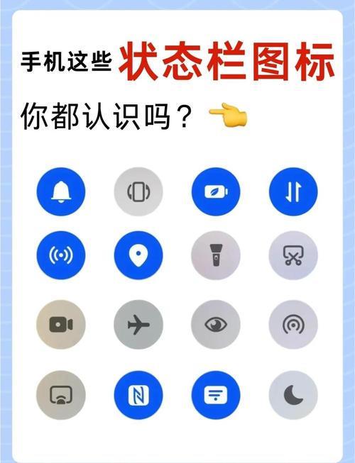 华为手机左上角各种图标的解释