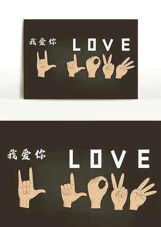 “我爱你”的手势