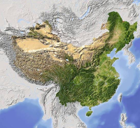 地势地图截图