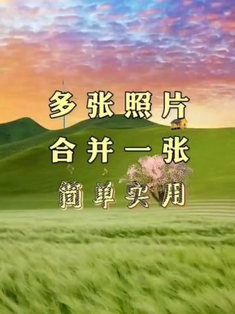 几张照片合成一张截图