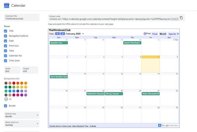 google日历网页版