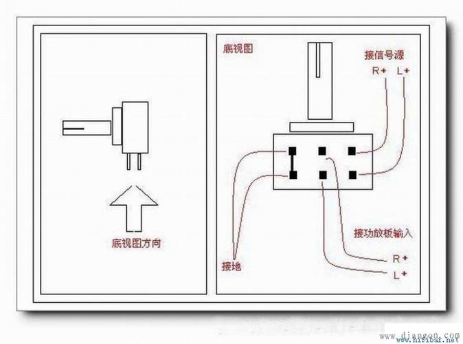 功放音量电位器接线图截图