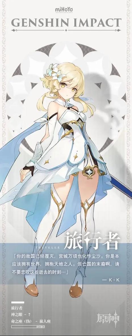 原神女主立绘