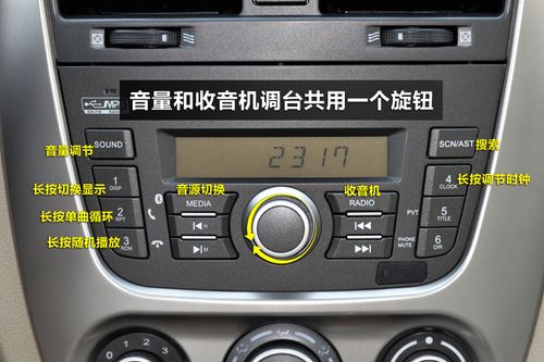 汽车音量加减键使用方法
