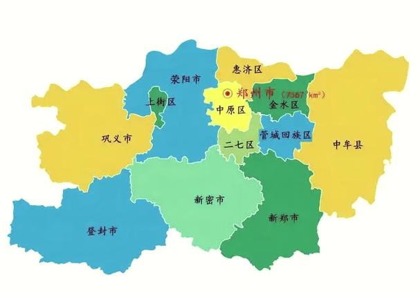 许昌政区地图