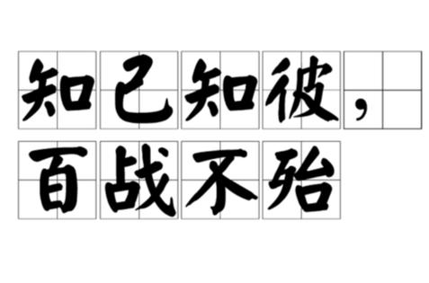 知己知彼,百战百胜的意思缩略图
