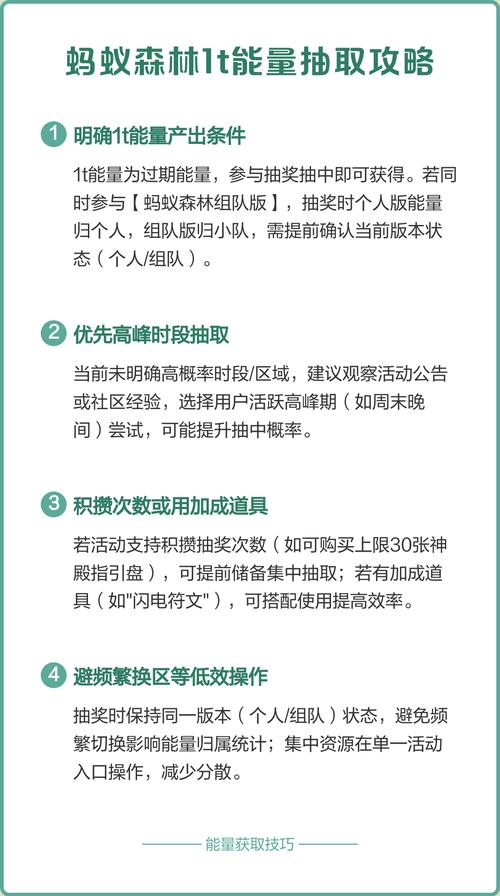 怎样才能抽到1t能量