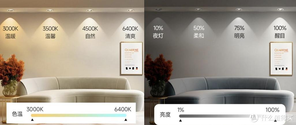 无极调光吸顶灯