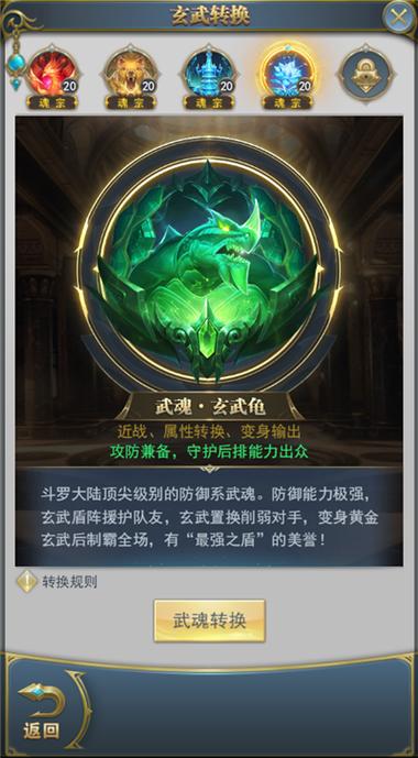 玄武龟的通用魂环配置