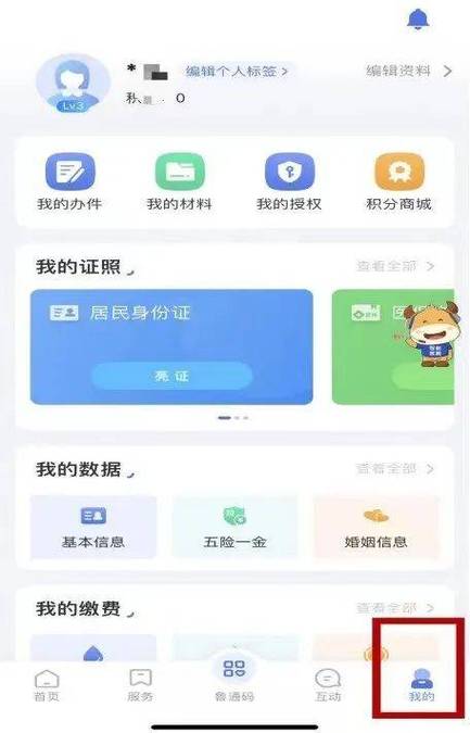 我的电子证照在哪里看截图