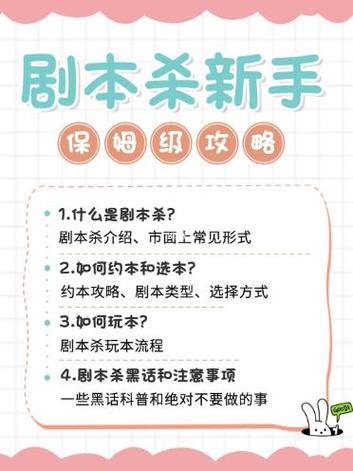 剧本杀的玩法