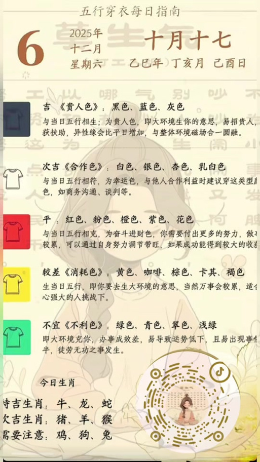 五行穿衣每日指南是什么软件