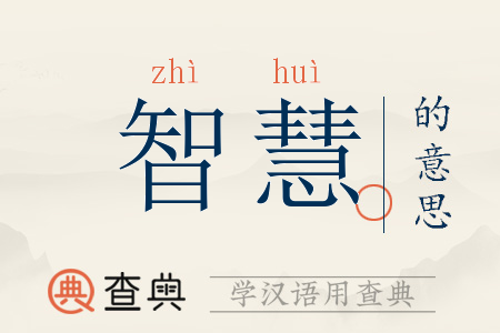 智慧的正确解释