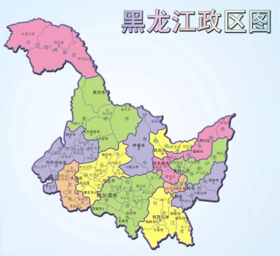 黑龙江地图位置截图