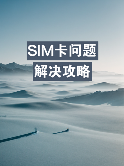 手机SIM卡应用出现问题的解决方法