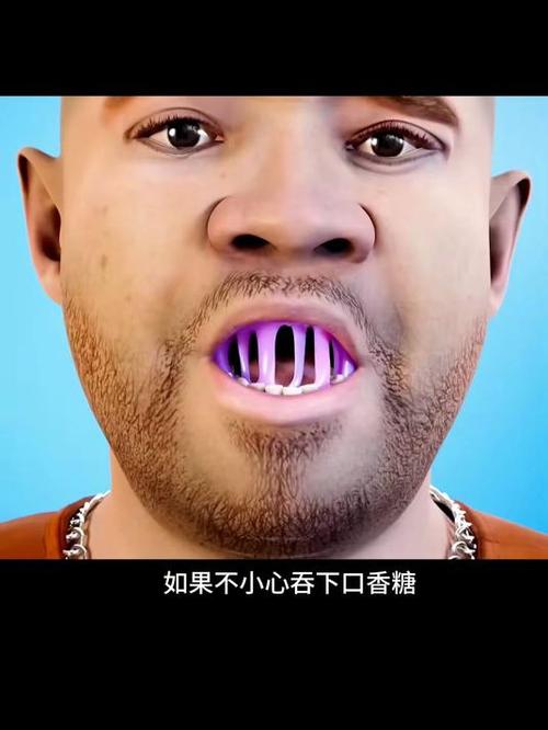吃口香糖把脸吃歪