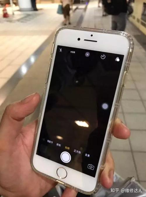 iphone8plus前置摄像头黑屏截图