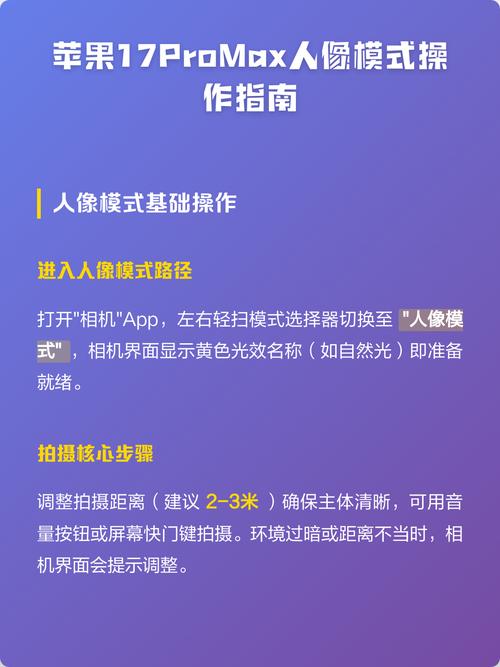 苹果17pro人像模式在哪里图标