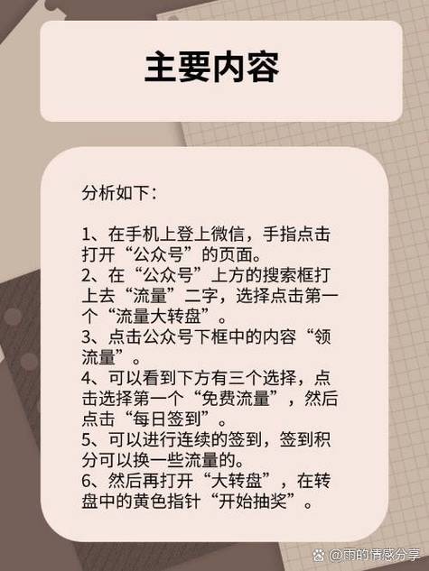流量领取方法