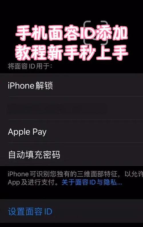 苹果手机录入面容ID的方法截图