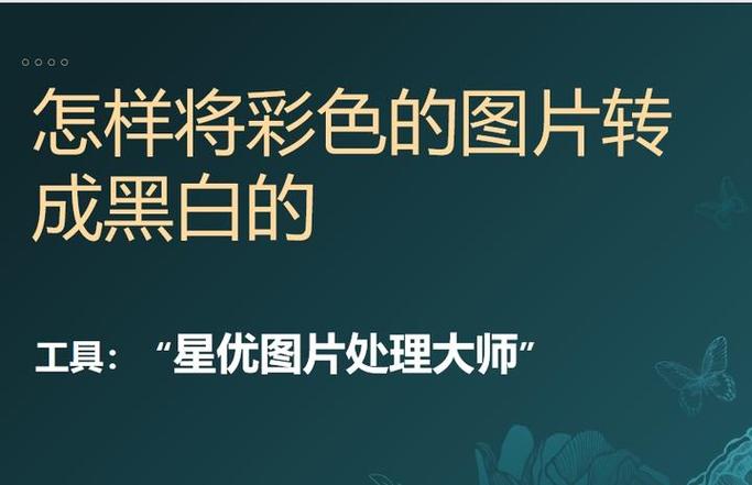 黑白图片怎么变成彩色