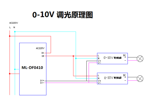 010v调光开关接线图