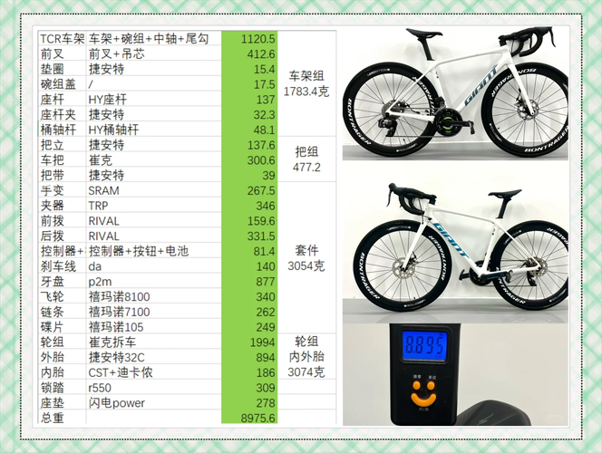 捷安特atx777配置参数图标